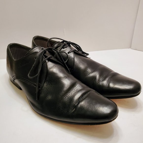 Ted Baker Haked 4 Black Leather Derby 